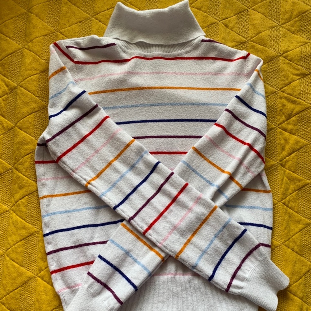 Striped Turtleneck